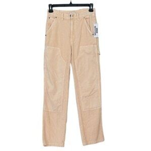 NWT BDG Urban Outfitters Corduroy Cargo Pants in Mango - Size XS